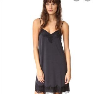 Vintage 90s Cami Lace Trim Slip Dress